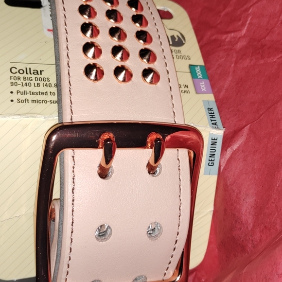 BOND Big Dog Leather Spike 35" long collar - Picture 4 of 5